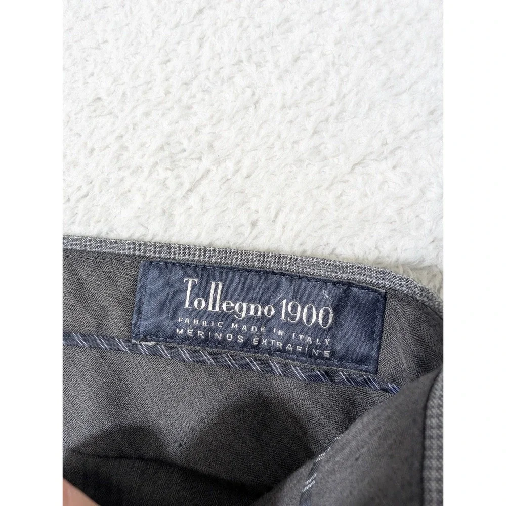 Banana Republic‎ Dress Pants Mens 35/32 Grey Slim Fit Tollegno 1900 Wool